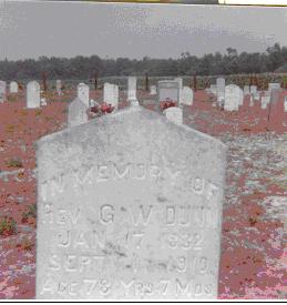 George Washington Dunn headstone